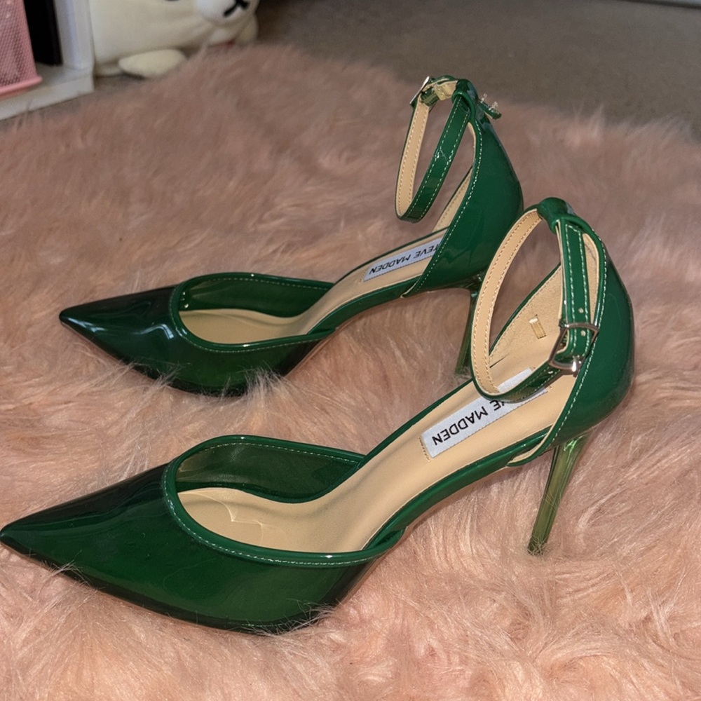 Steve Madden Moxxi Clear Pointed Toe Pumps - image 4